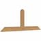 Ekena Millwork Portland Smooth Timber Gable Bracket, Western Red Cedar, 48"W x 18"H x 1 1/2"D x 3 1/2"F, 9/12 Pitch GBW048X18X0204POR00SWR - alternate 4
